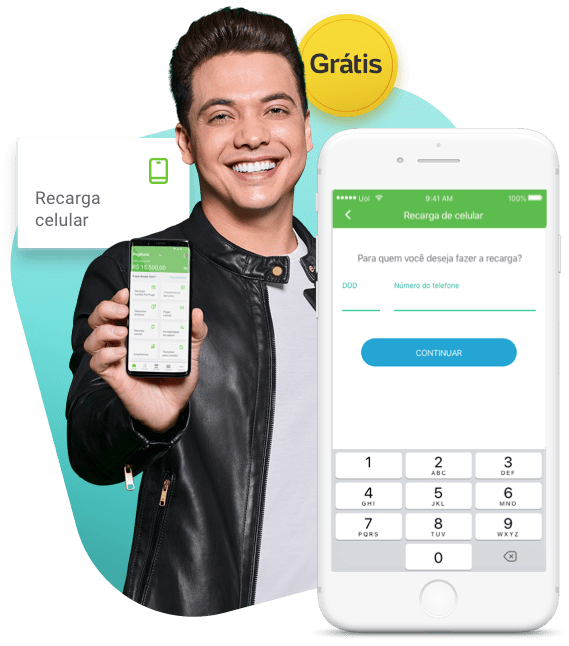 Recarregue seu celular a qualquer momento
