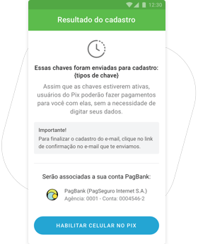 Pronto! É só aguardar a confirmação.