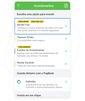 Selecione a opção Consignado Público e depois Simular e Contratar