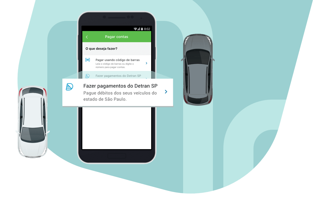 Fazer pagamentos do Detran SP