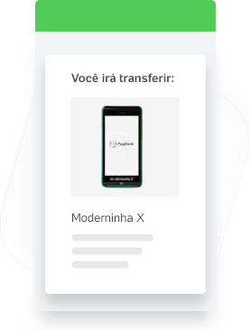 Selecione a maquininha que irá transferir.