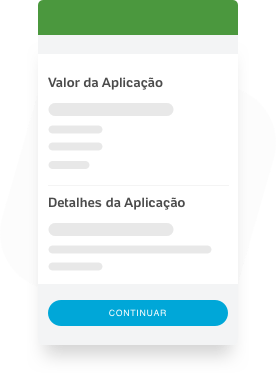 Confira se os dados da sua aplicação estão corretos. Pronto! Sua solicitação foi realizada com sucesso