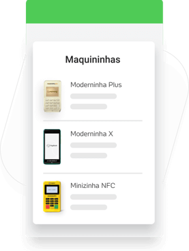 Acesse 'Gerenciar Maquininhas' no App PagBank ou computador.