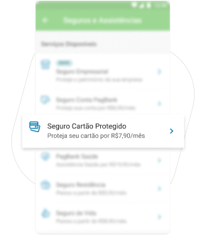 Selecione Seguro Cartão Protegido