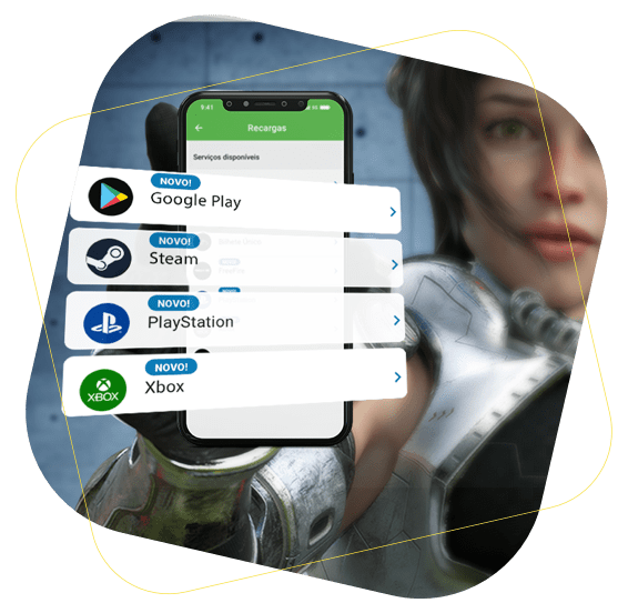 Imagem dos Serviços da Plataforma de Game