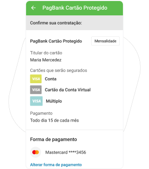 Confirme todas as informações e finalize a contratação