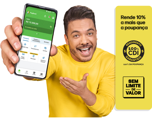 Mude para o PagBank. Rende sem você fazer nada e sem limite de valor.